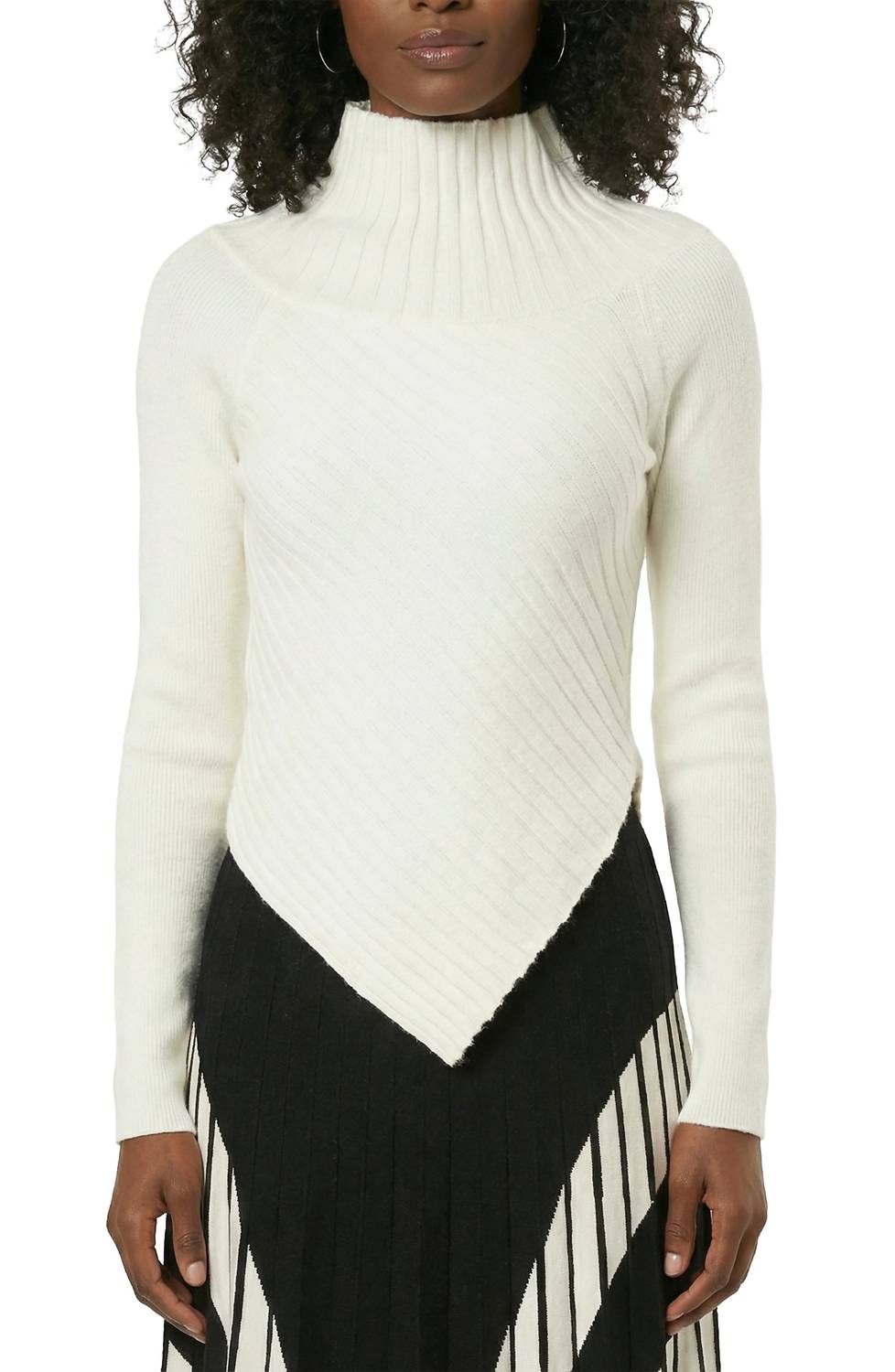 Area Stars Women's Ursula Top in ivory - women's long sleeve top
