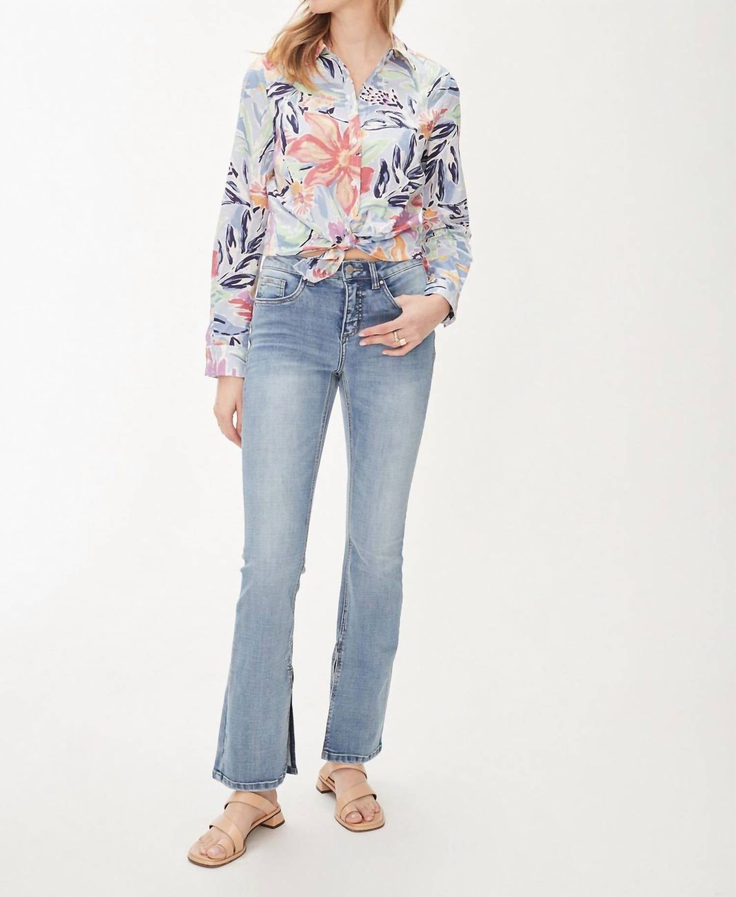 Fdj - Olivia With Slits Bootcut Jean