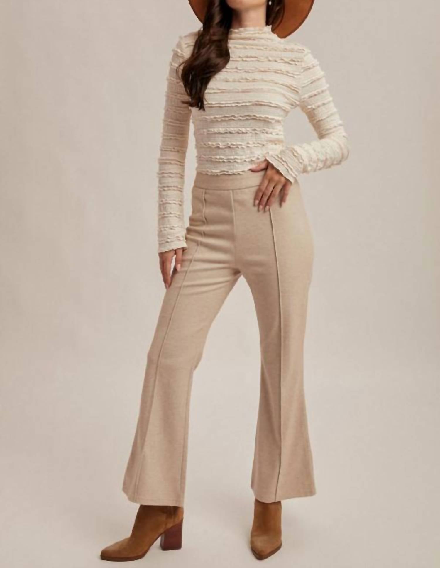 Hem & Thread - Brushed Flare Pant