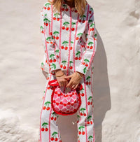 Pink City Prints - Romy Button Front Jacket