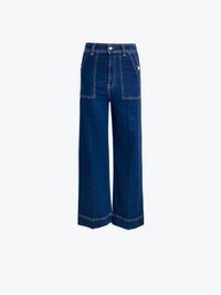 Vilagallo - Women's High Rise Wide Leg Jeans