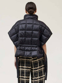 Grade & Gather - High Neck Zip Up Quilting Padded Vest