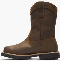 Georgia Boot Men's Core 37 WP Steel Shank Work Boot in brown - men's boots - detail view