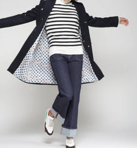 Vilagallo - Aricia Mini Embroidery Wool Long Coat