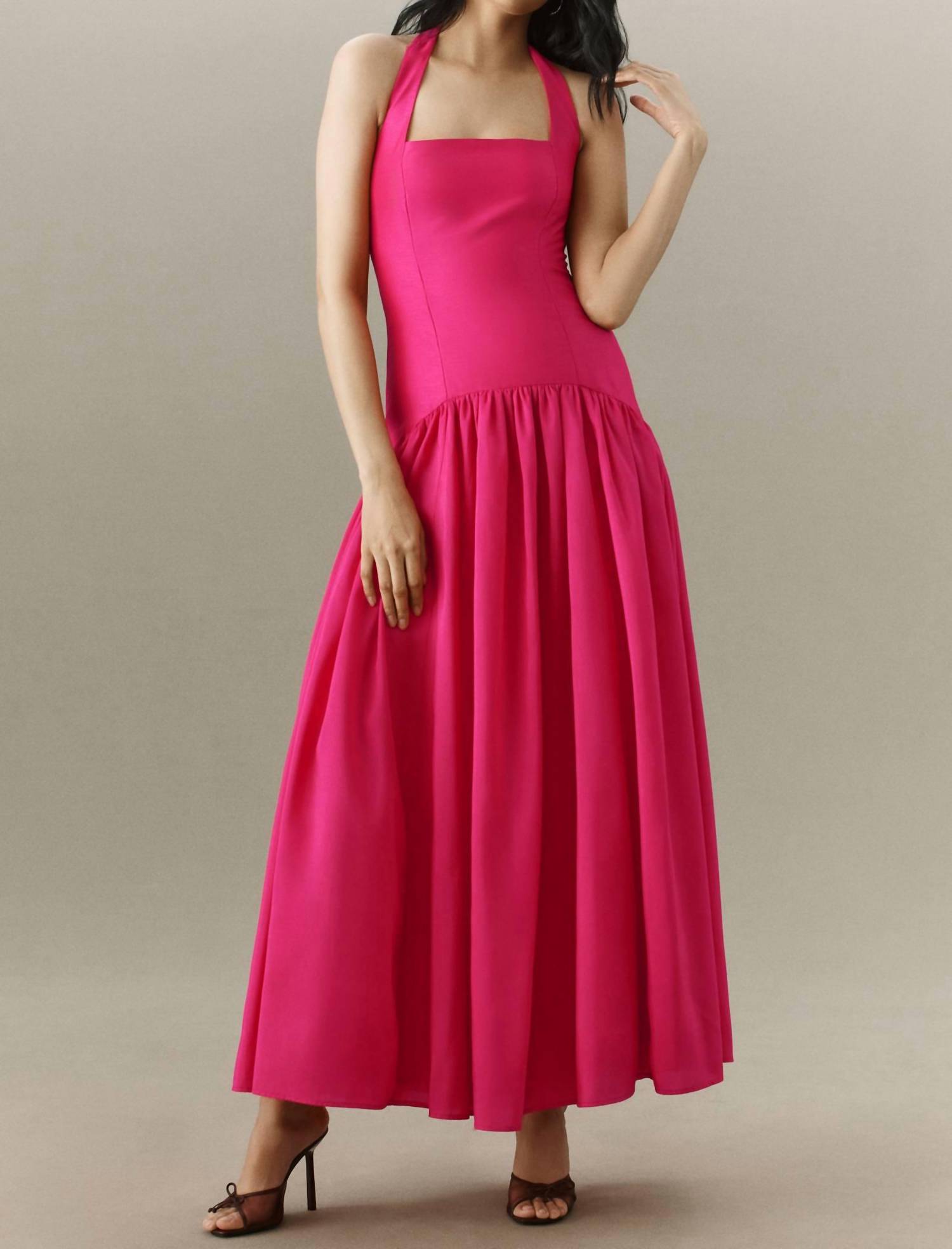 hutch Chandler Dress in berry pink - women's dress