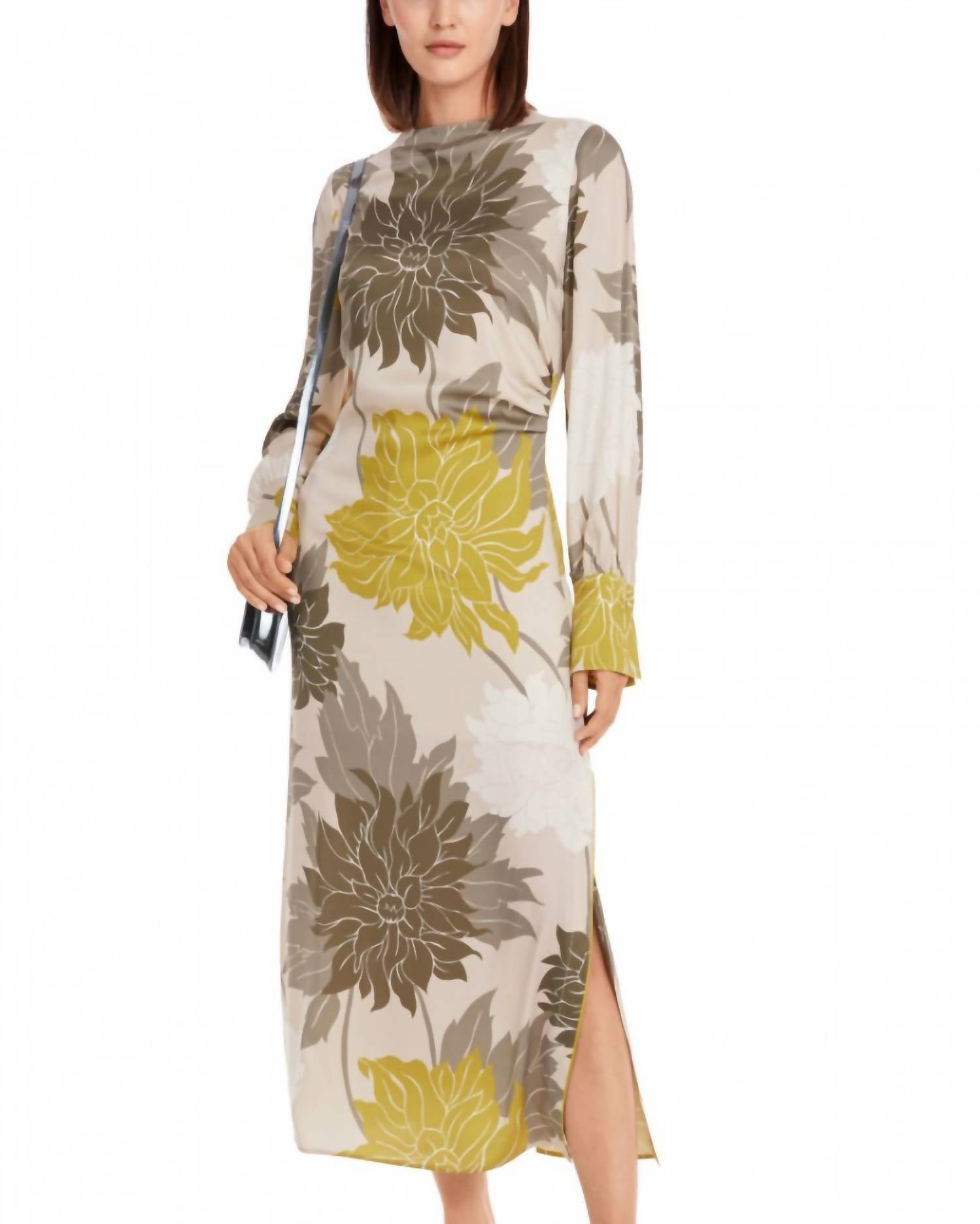 Marc Cain - Floral Print Silk Dress