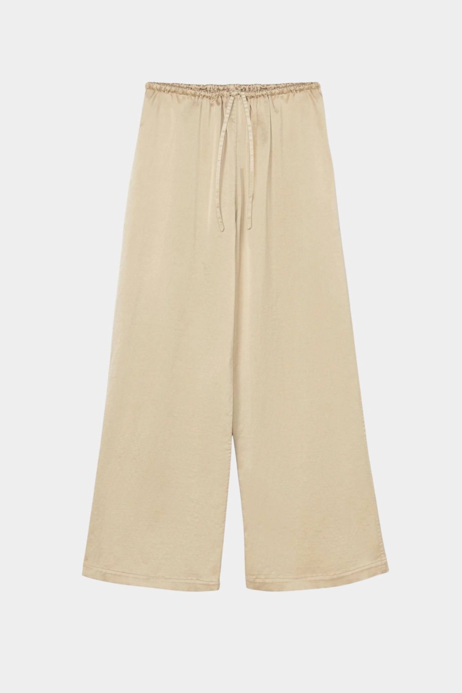 Cordera - Satin Drawstring Pants