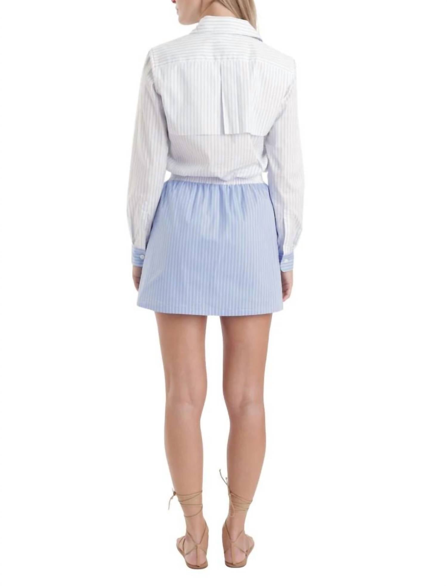 Karina Grimaldi - Auri Striped Skort