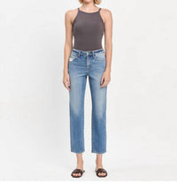 Vervet By Flying Monkey - High Rise Tapered Straight Jeans