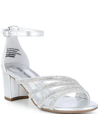 Steve Madden - Girls Haze Embellished Strappy Ankle Wrap Dress Sandal