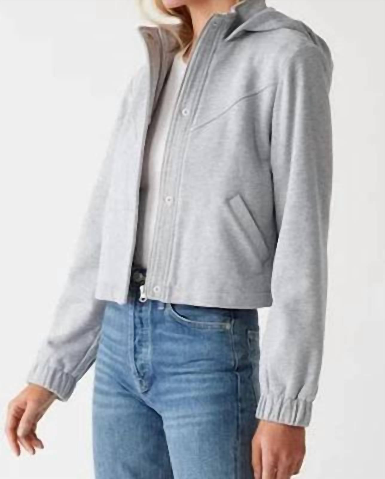 Michael Stars - Mason Hooded Crop Jacket