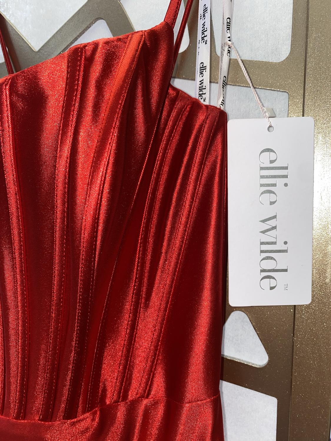 Ellie Wilde - Stretch Satin Prom Gown