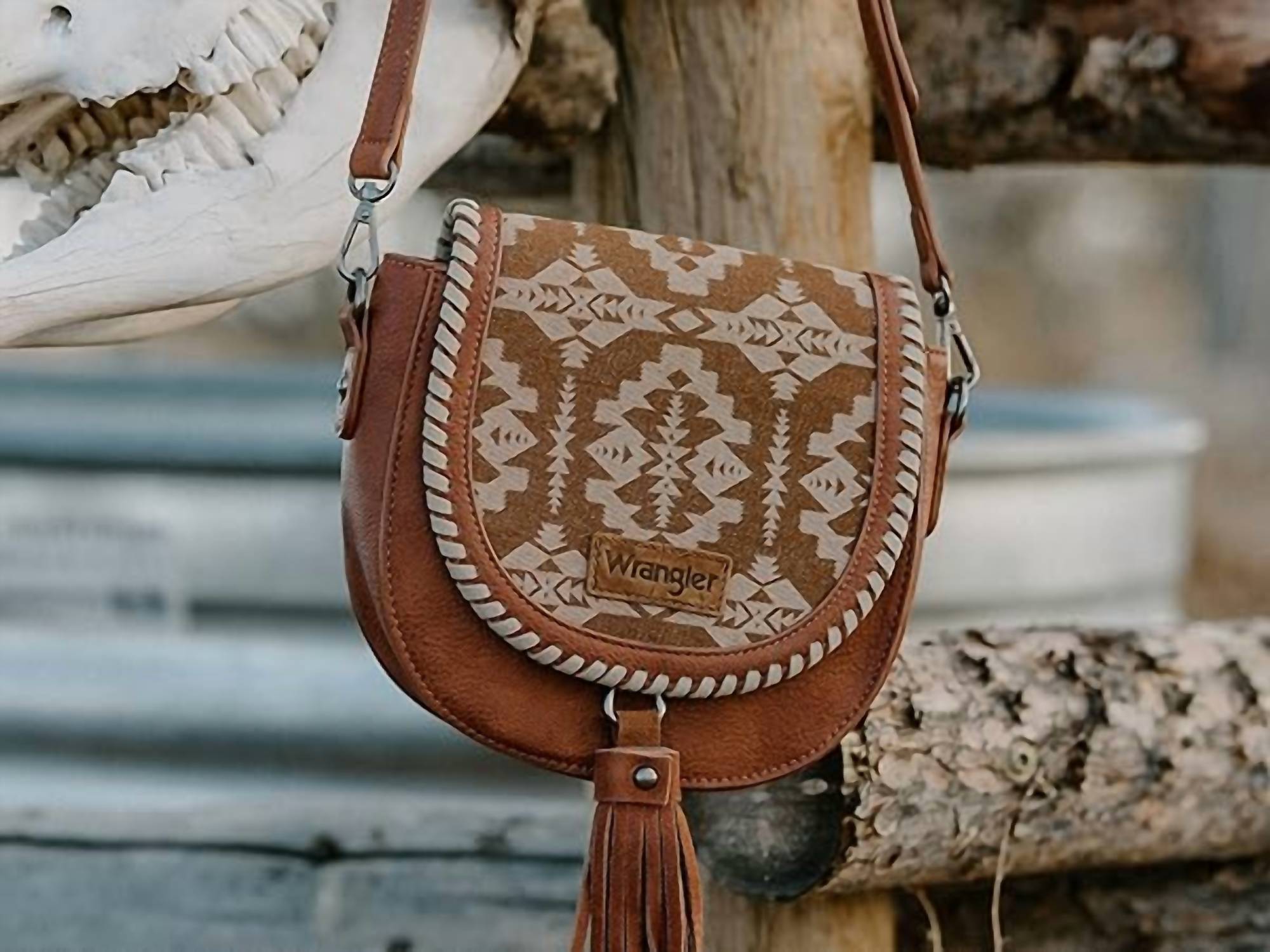 Wrangler - Aztec Print Mini Crossbody Purse