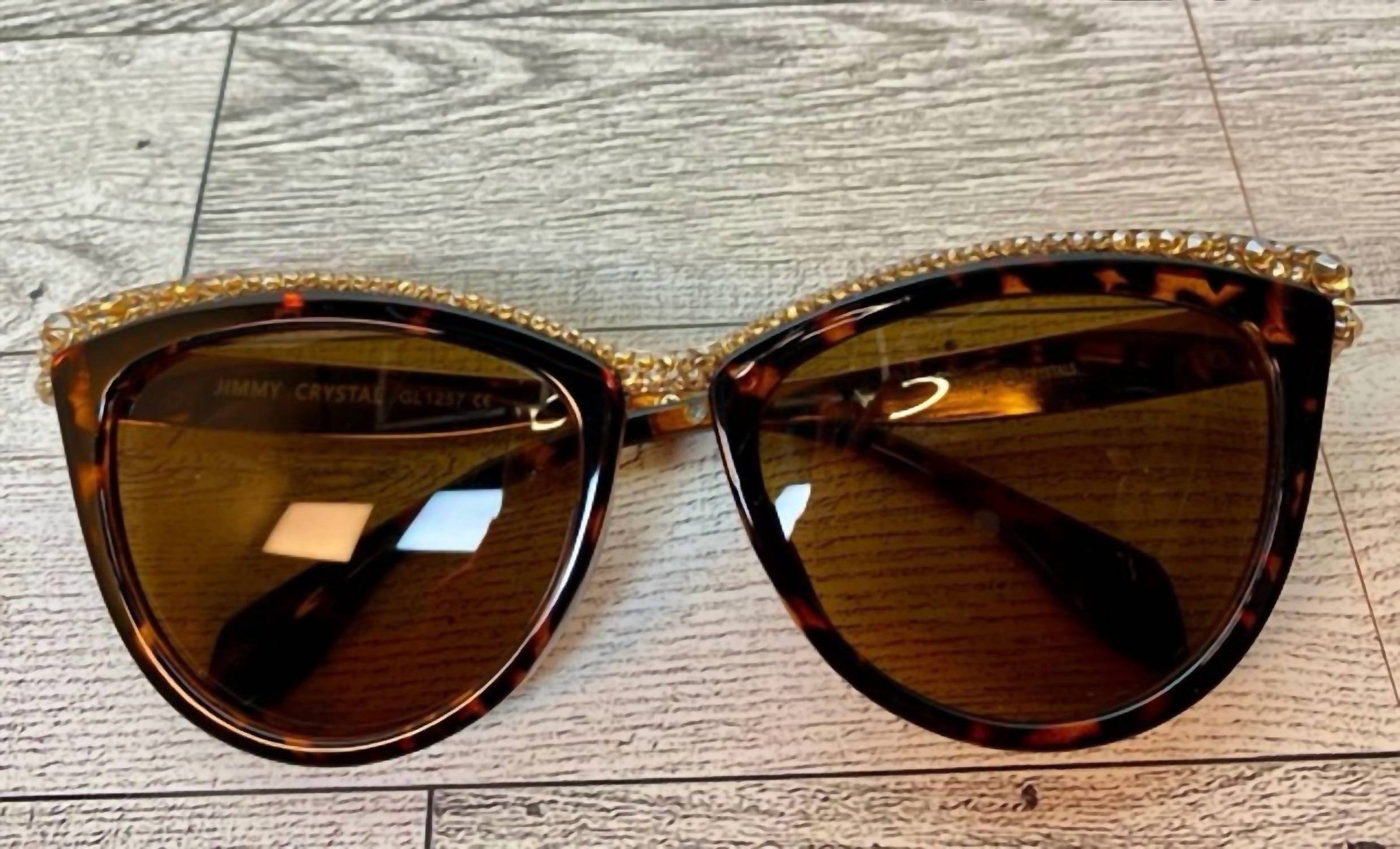 Jimmy Crystal - Women's Tammi Crystal Cat Eye Sunglasses