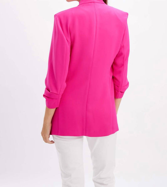 Frank Lyman - Shawl Collar Hip-length Blazer