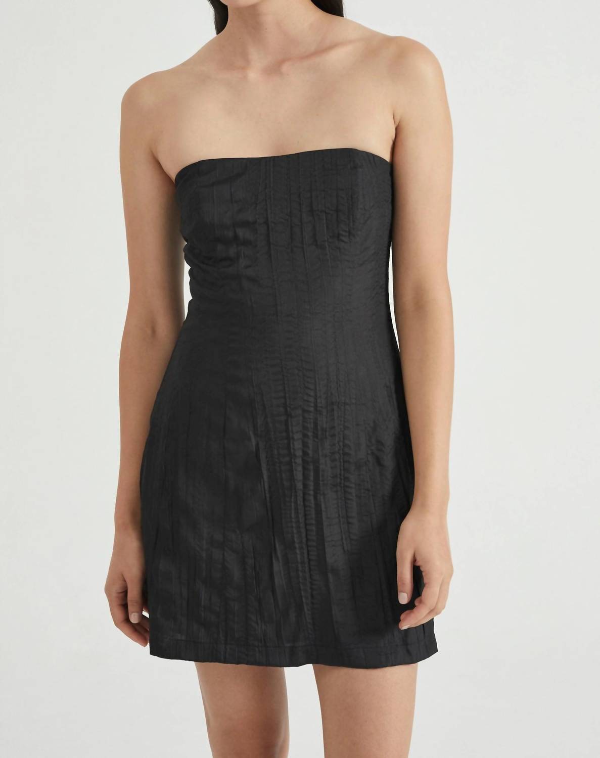 Third Form - Rolling Wave Strapless Mini Dress