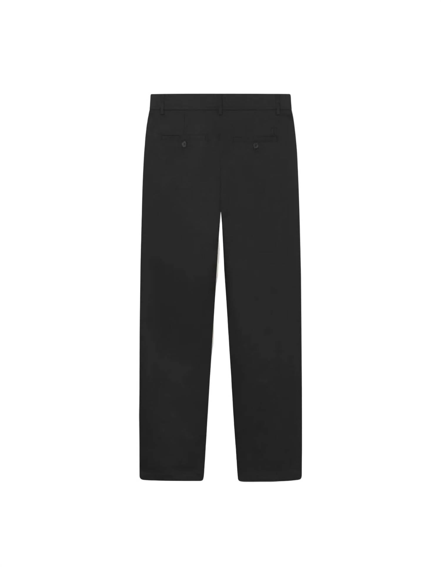 Les Deux Como Cotton Chino Pants in black - men's pants - alternate view