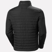 Helly Hansen Men's Insulated Crew Jacket in black - men's jacket - detail view
