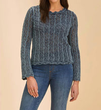 Fdj - Long Sleeve Garment Dye Sweater