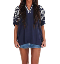 Umgee - Women's Finishing Touch Embroidered Top