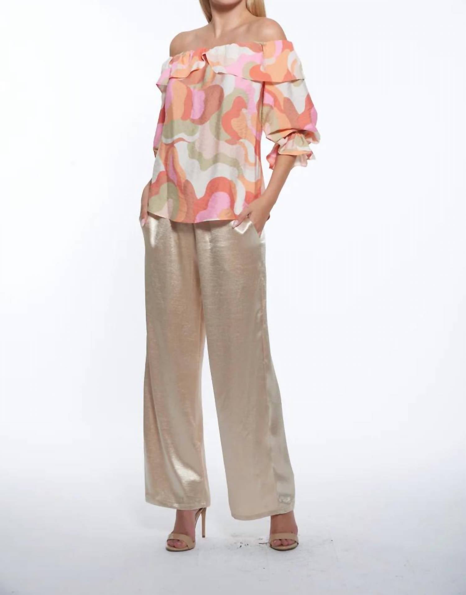 Julian Chang - Pier Off The Shoulder Top