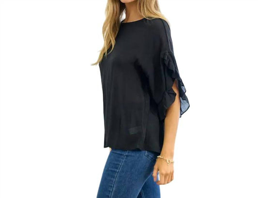 Doe And Rae - Ruffle Sleeve Blouse