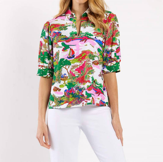 Jude Connally - Calista Collared Top