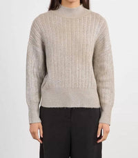 Lili Sidonio - Iridescent Cable Knit Jumper