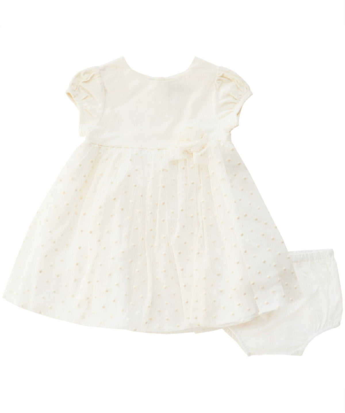 Petit Confection - Girls' Dotted Tulle Dress