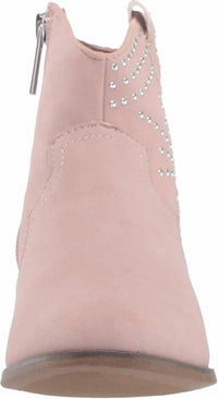 Nina Girls Sariah Ankle Boots in blush suede - kids' boots - view 5