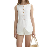 Posse - Emma Button Down Vest