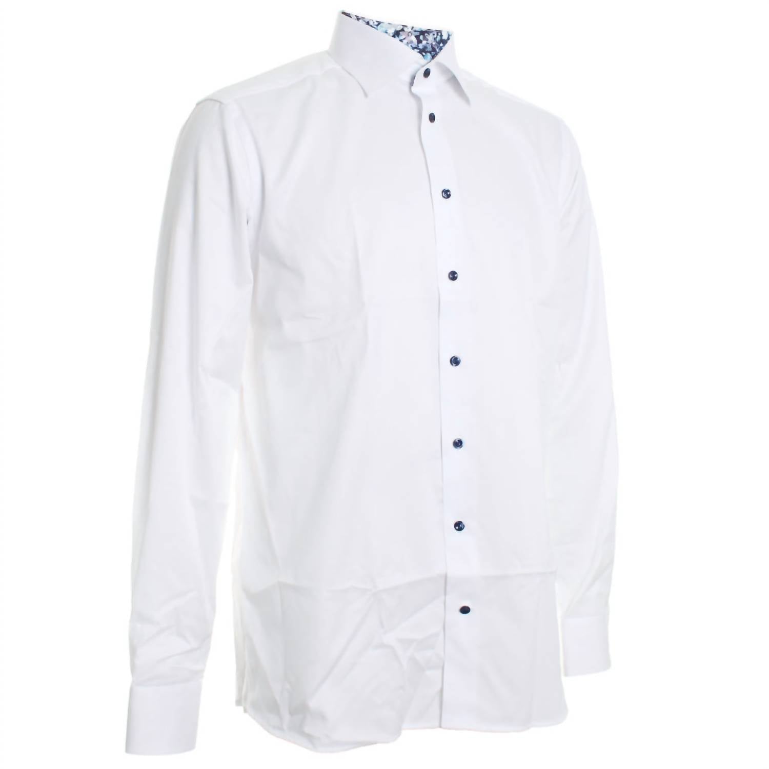 Eton - Men's Floral Effect Signature Twill Shirt