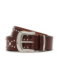 Sanctuary Women's Rowan Studded Belt in mahogany - women's accessory