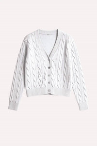 Minnie Rose - Classic Cable Cardigan