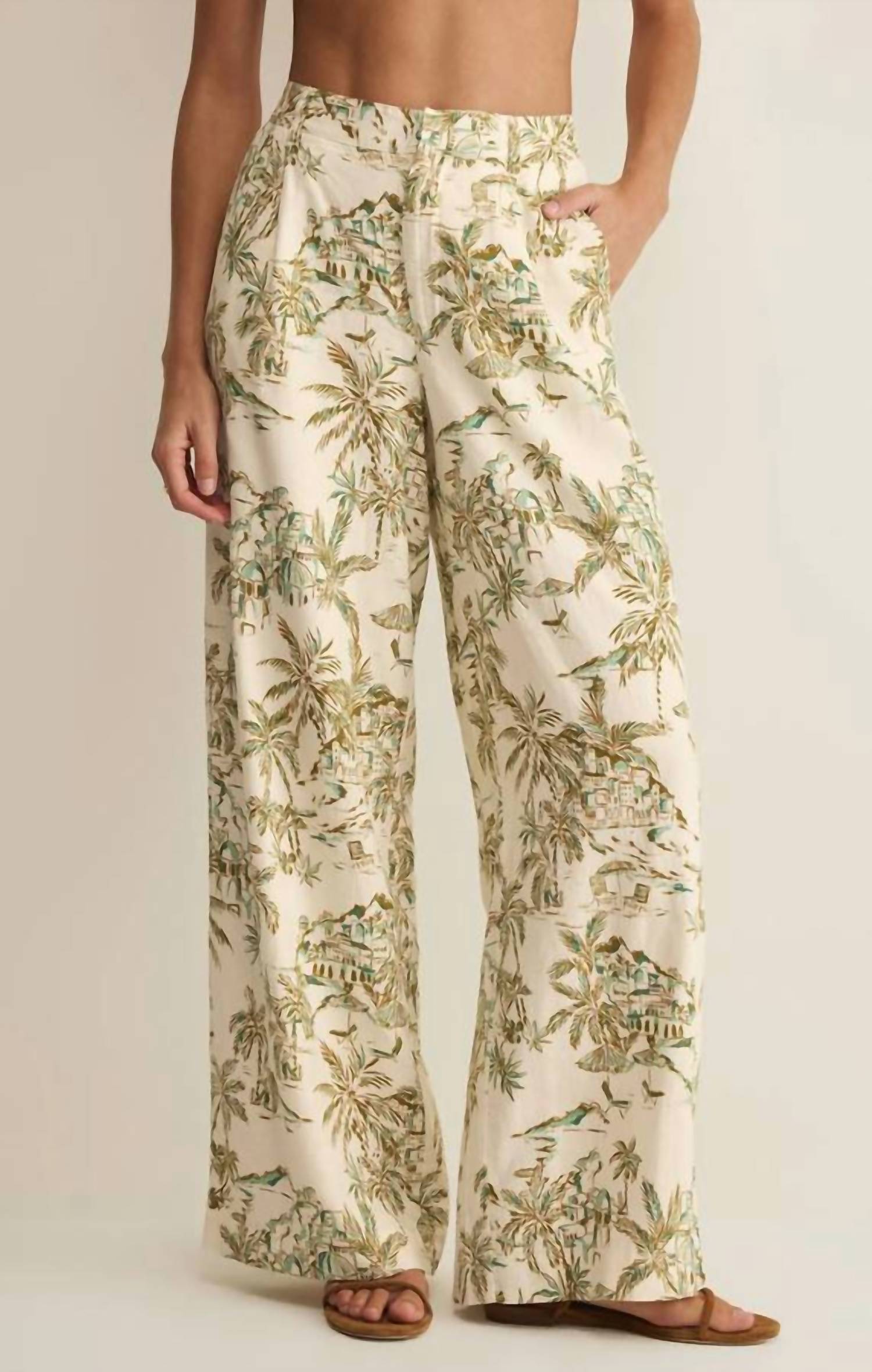 Z Supply - Women's Overlook Tiki Tide Linen Pant
