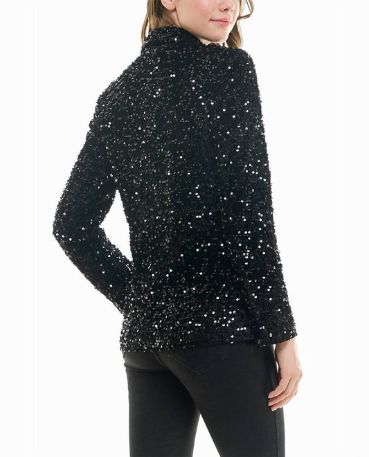 Nicole Miller - Dani Velvet Sequin Jacket