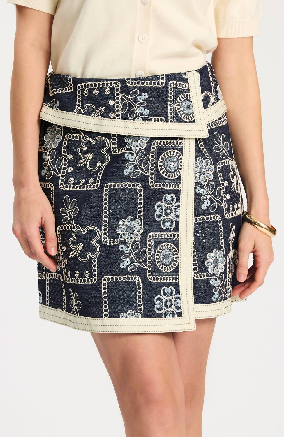 Tyler Boe - Zoey Embroidered Skirt