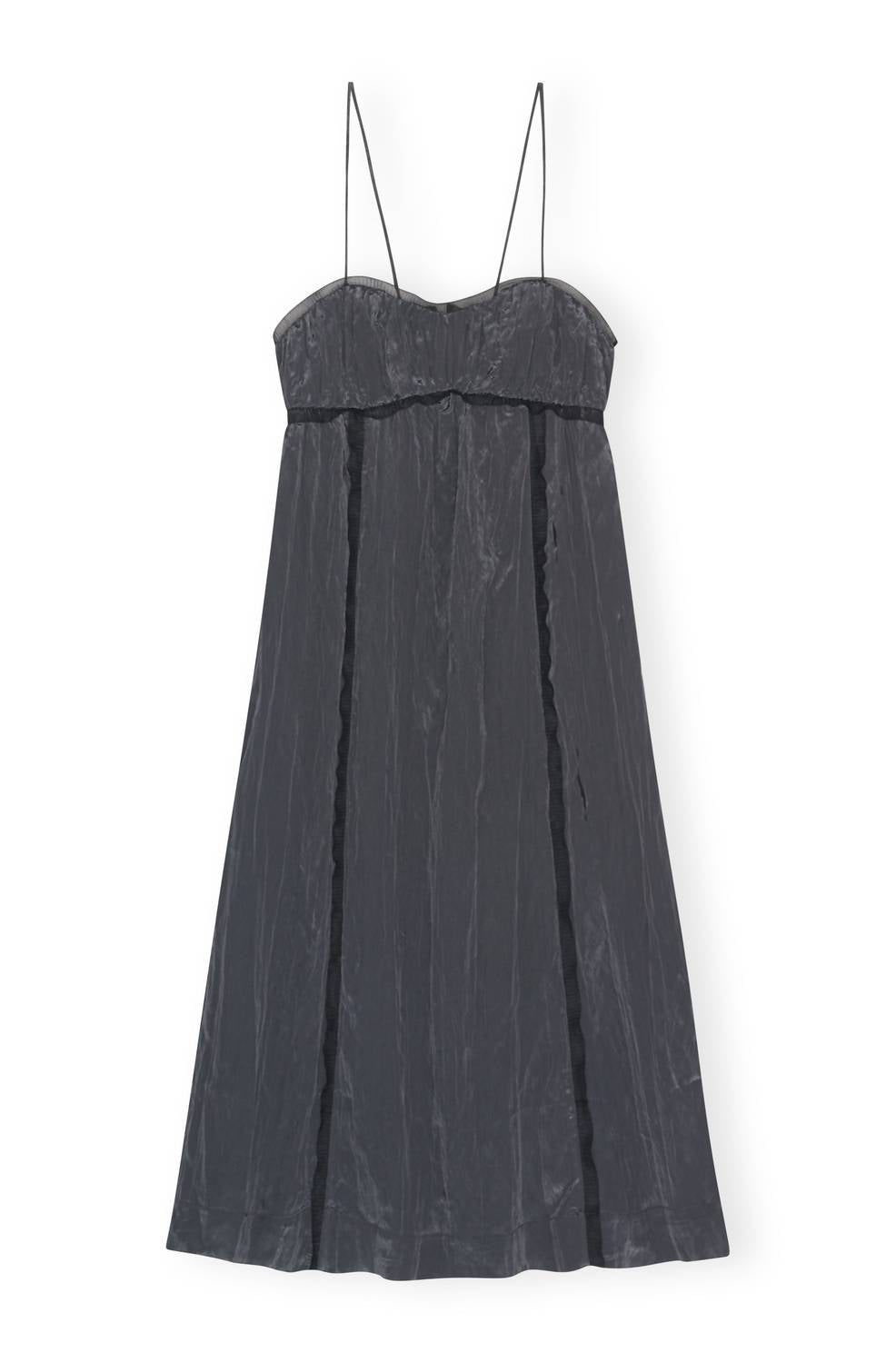 Ganni - Shiny Tech Midi Dress
