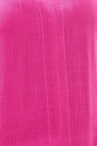 Tribal - Sleeveless Dress With Saddle Stitch