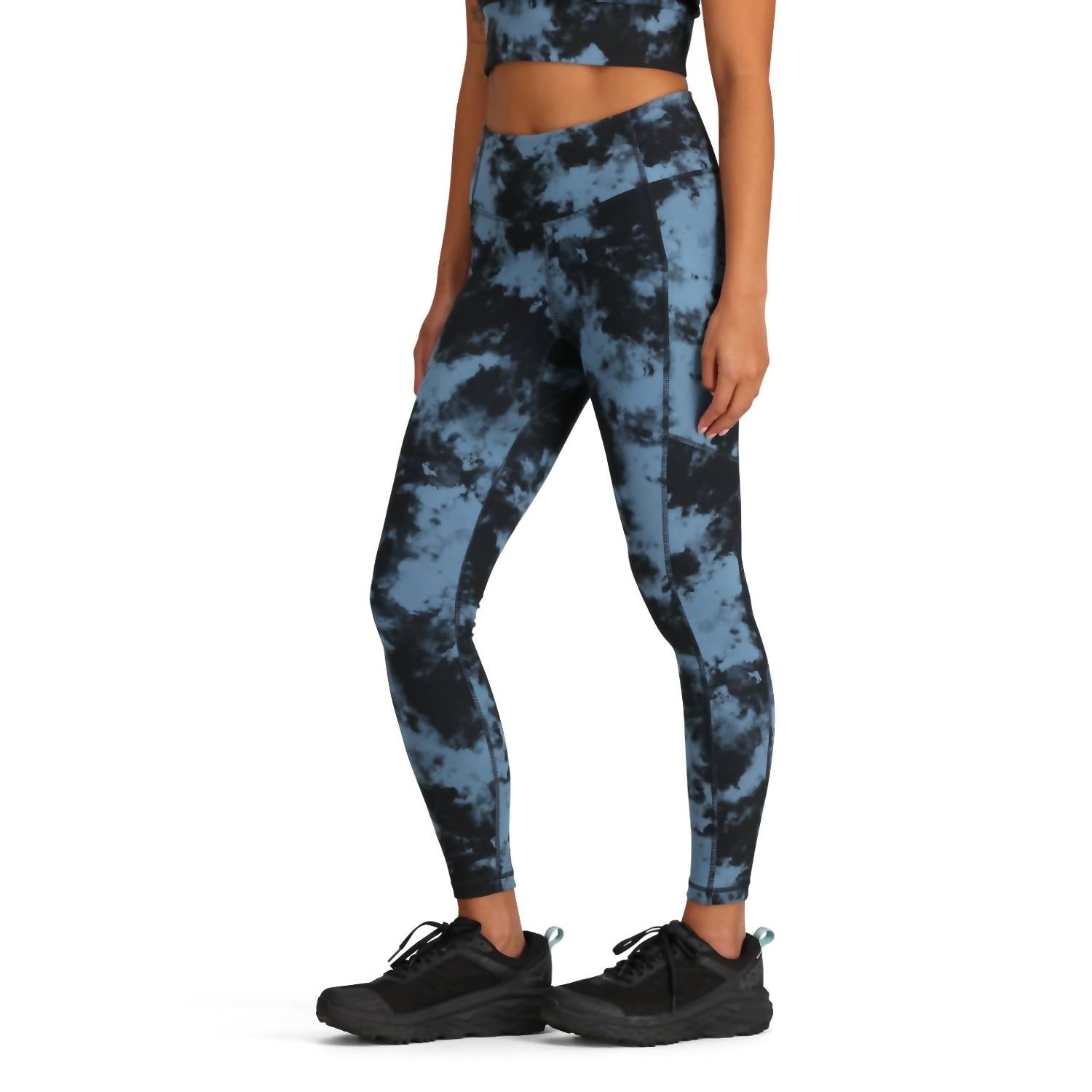 OUTDOOR RESEARCH Vantage 7/8 Leggings in olympic cloud scape - women's pants - detail view