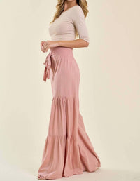 Saints & Hearts - Go With the Flow Smocked Waist Pants