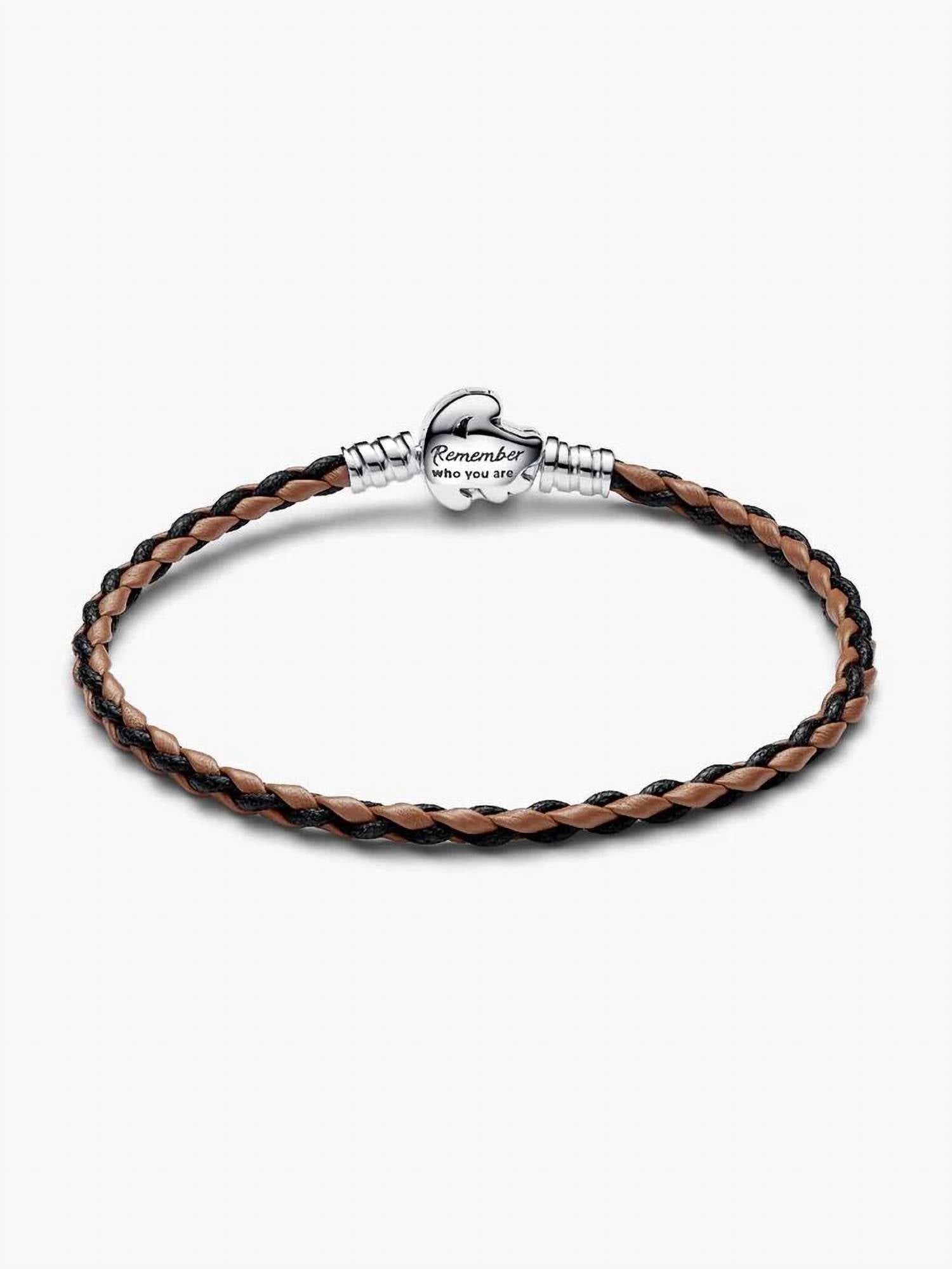 Pandora - Disney The Lion King Medium Clasp Moments Braided Leather Bracelet