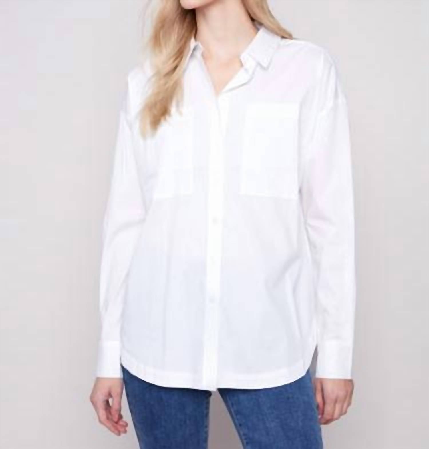 Charlie B - Loose Poplin Shirt