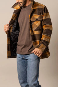 Kimes Ranch Marquette Wool Jacket in brown - men's jacket - detail view