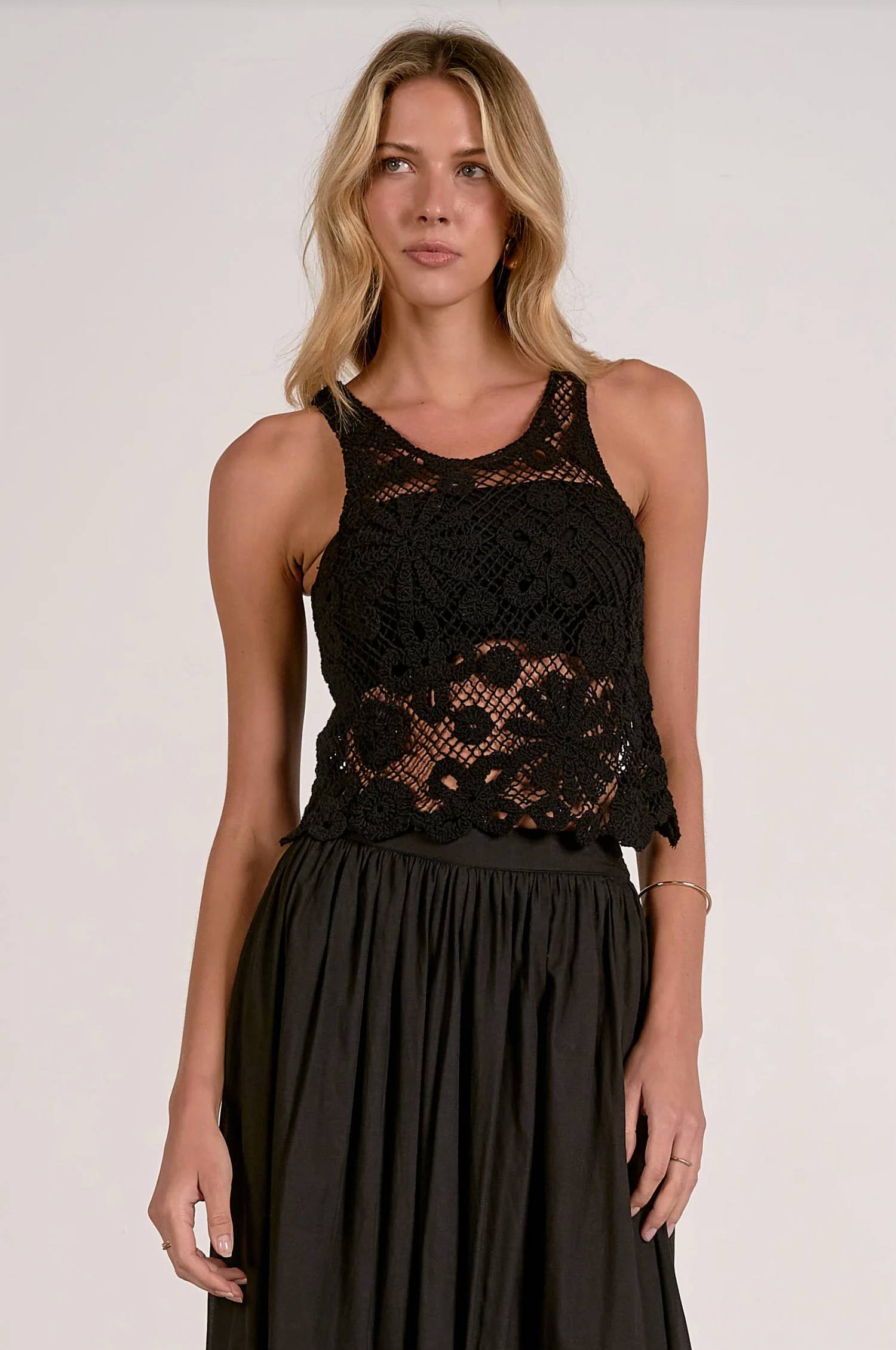 Elan - Blake Crochet Tank Top