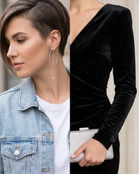 Georgina Jewelry - Women's Runway Long Pendulum Earrings