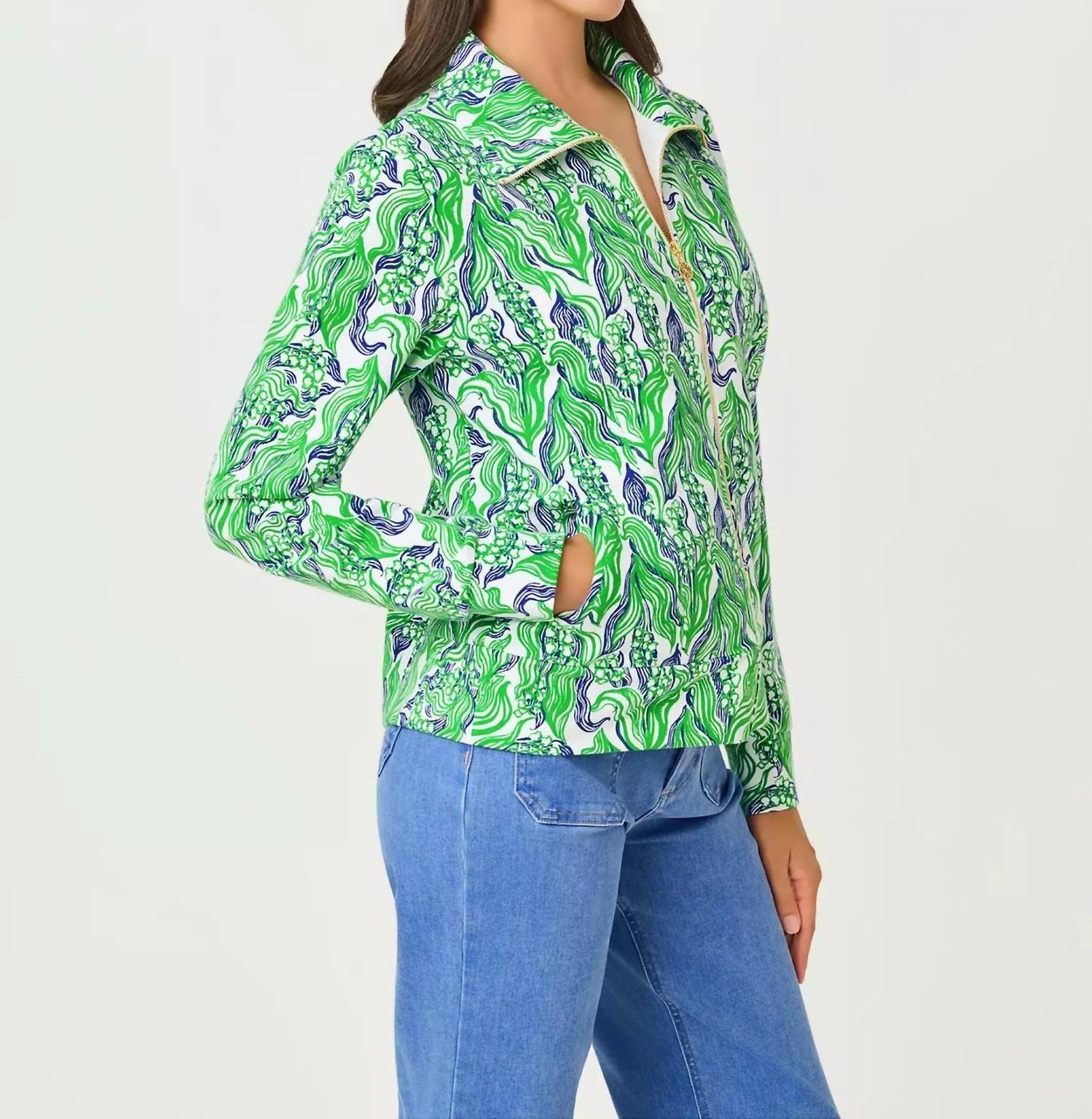Lilly Pulitzer - Eleni Zip-up Sweatshirt