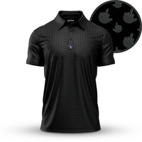 Bogey Boys - Men's Birdie Finger Raven Polo