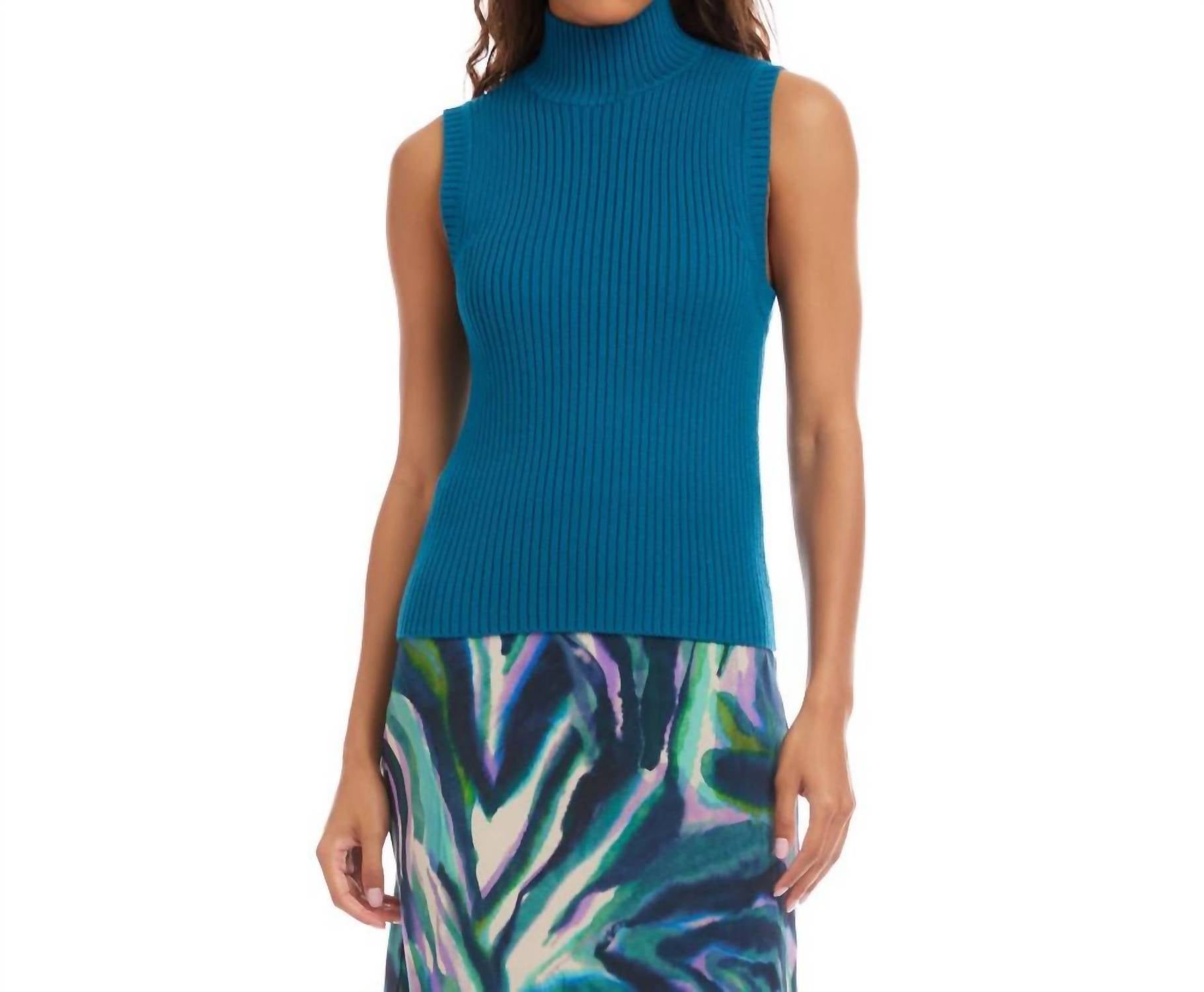 Karen Kane - Turtleneck Sweater Tank Top