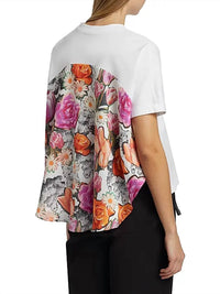 3.1 Phillip Lim - Floral Collage Combo Tee